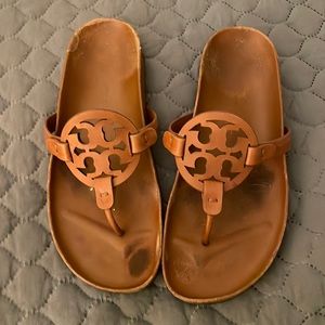 Tory Burch Miller cloud sandal - Bourbon Miele color